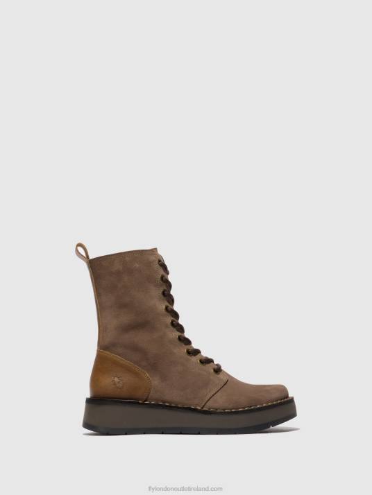 Lace-up Ankle Boots RAMI043 Women V00W20 TAUPE/CAMEL Fly London