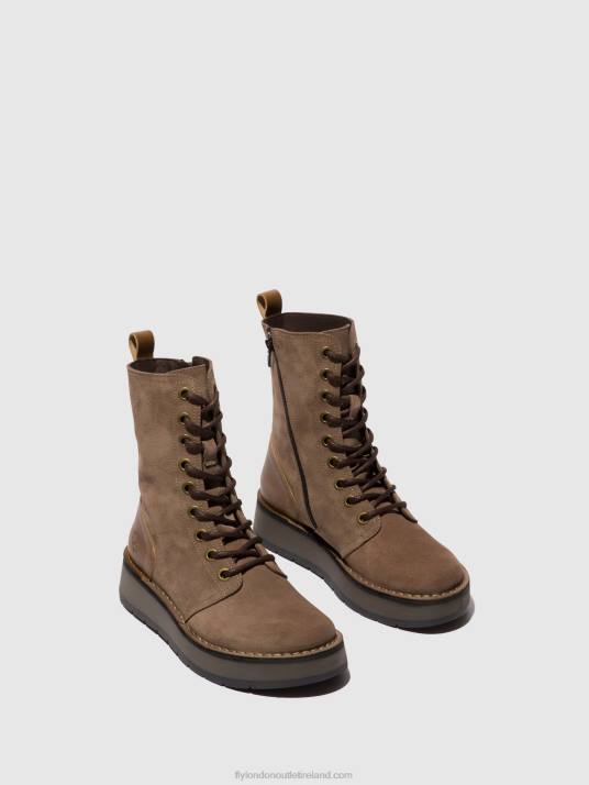 Lace-up Ankle Boots RAMI043 Women V00W20 TAUPE/CAMEL Fly London