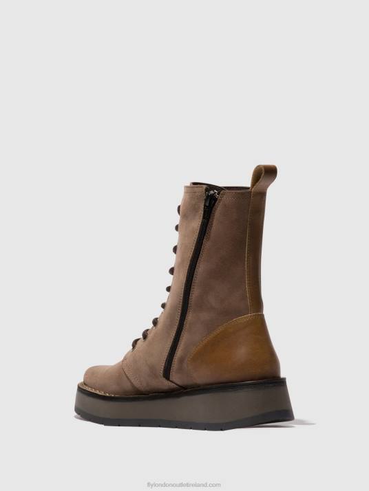 Lace-up Ankle Boots RAMI043 Women V00W20 TAUPE/CAMEL Fly London
