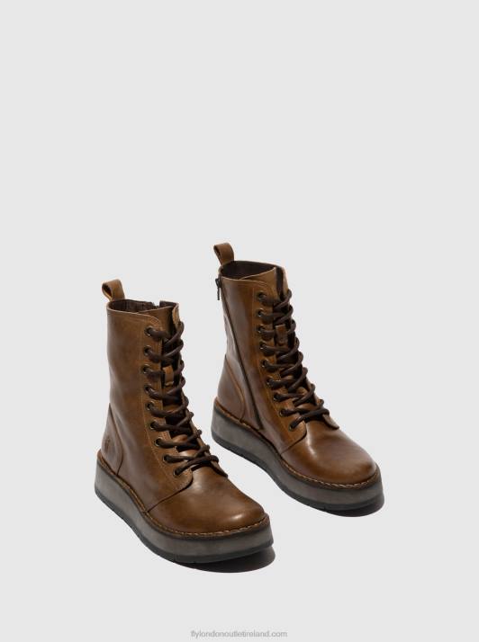 Lace-up Ankle Boots RAMI043 Women V00W244 RUG CAMEL Fly London