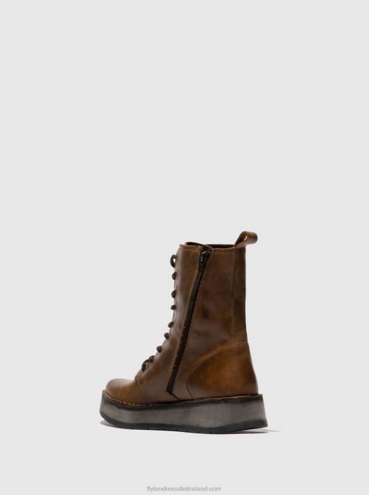 Lace-up Ankle Boots RAMI043 Women V00W244 RUG CAMEL Fly London
