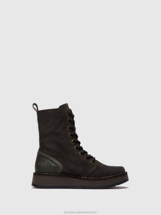 Lace-up Ankle Boots RAMI043 Women V00W247 OILSUEDE/RUG DIESEL Fly London