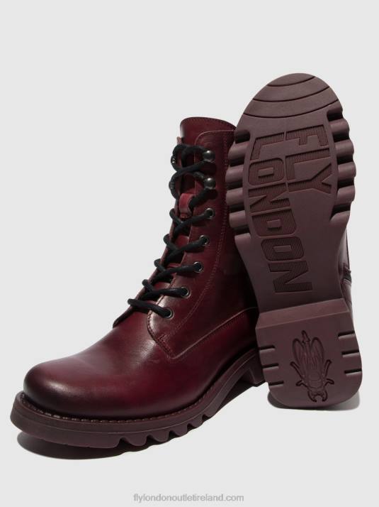 Lace-up Ankle Boots REID893 Women V00W93 PURPLE (PURPLE SOLE) Fly London