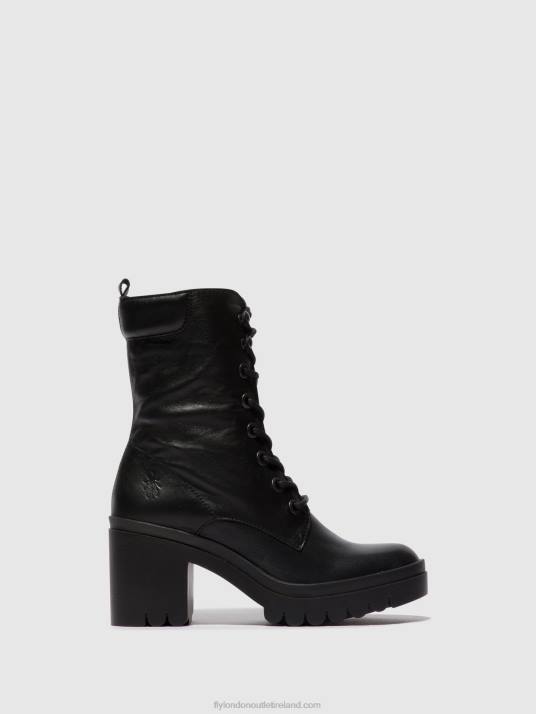 Lace-up Ankle Boots TIEL642 Women V00W85 BLACK Fly London
