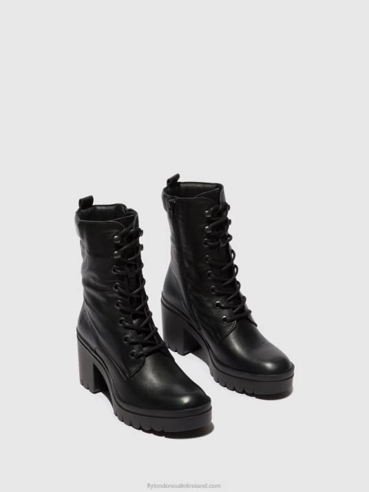 Lace-up Ankle Boots TIEL642 Women V00W85 BLACK Fly London