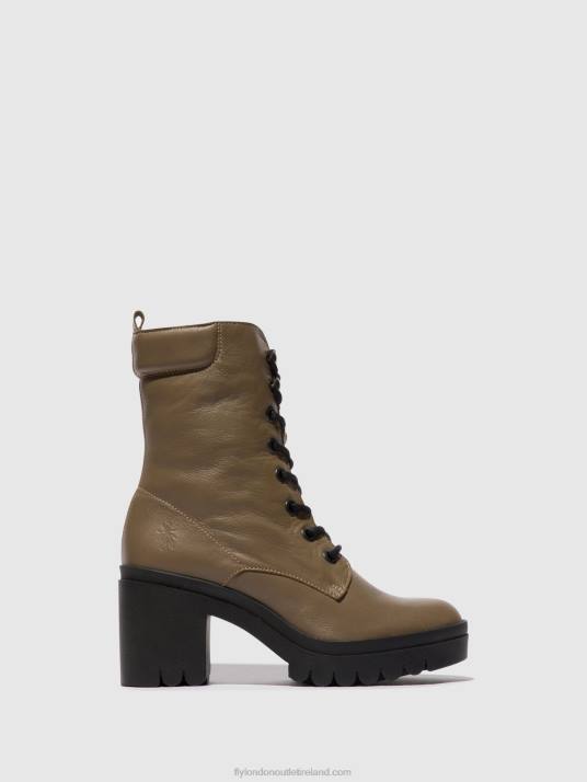 Lace-up Ankle Boots TIEL642 Women V00W86 TAUPE Fly London