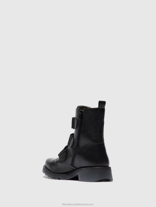 Velcro Ankle Boots RACH790 Women V00W189 RIO BLACK Fly London