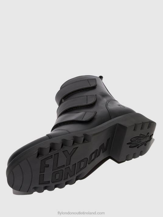 Velcro Ankle Boots RACH790 Women V00W19 BLACK (ALL BLACK) Fly London
