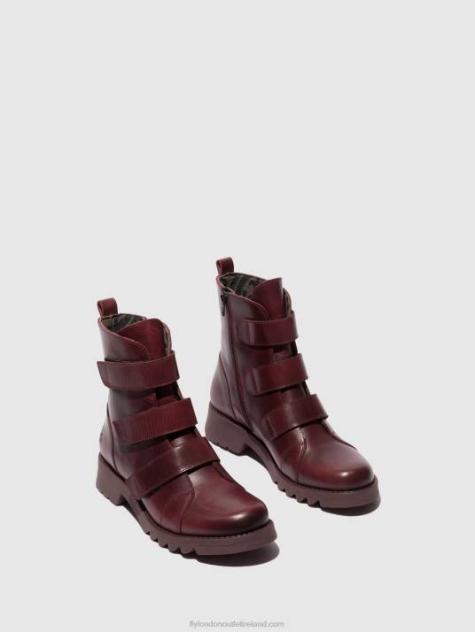 Velcro Ankle Boots RACH790 Women V00W77 PURPLE (PURPLE SOLE) Fly London