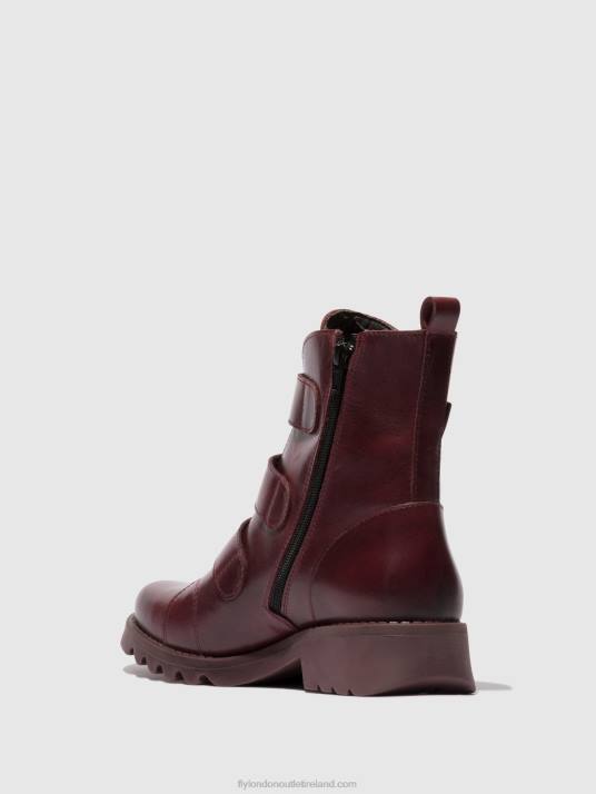 Velcro Ankle Boots RACH790 Women V00W77 PURPLE (PURPLE SOLE) Fly London