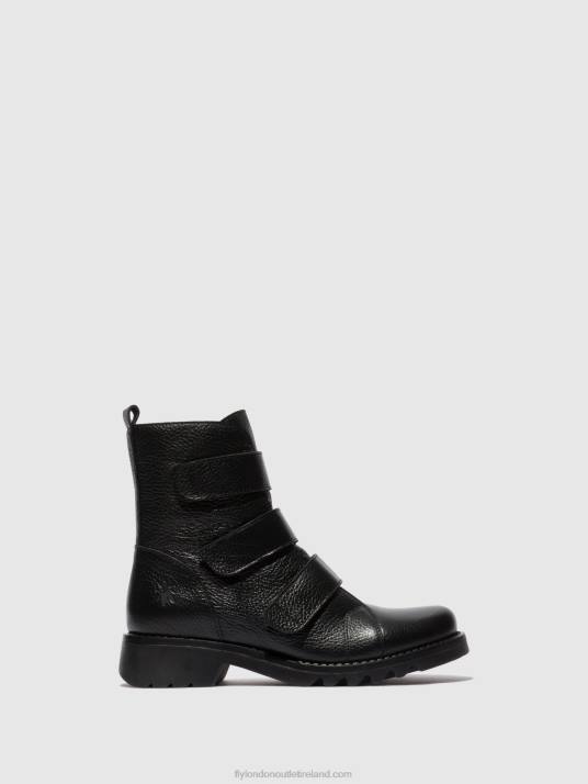 Velcro Ankle Boots RACH790 Women V00W81 BLACK Fly London