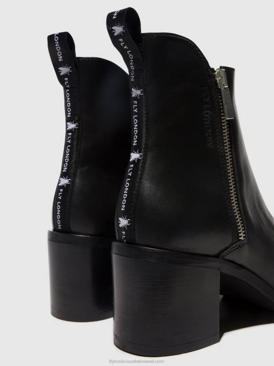 Zip Up Ankle Boots ADER912 Women V00W78 BLACK Fly London