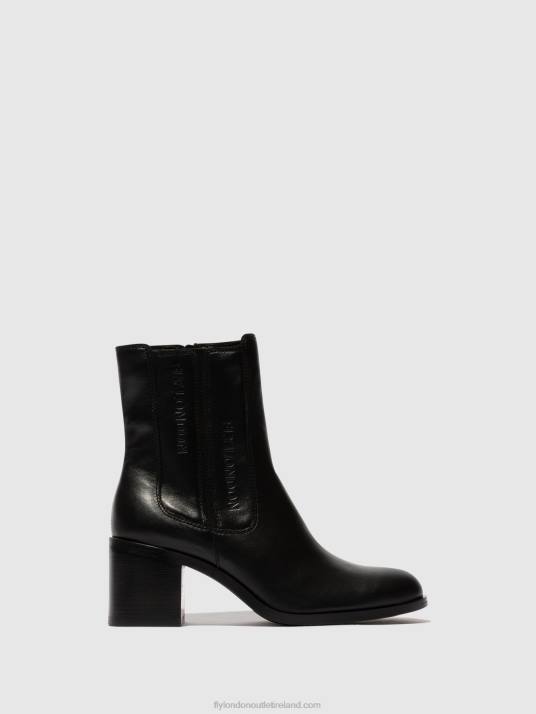 Zip Up Ankle Boots AMEL913 Women V00W70 BLACK Fly London