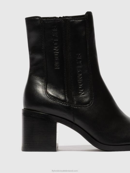 Zip Up Ankle Boots AMEL913 Women V00W70 BLACK Fly London