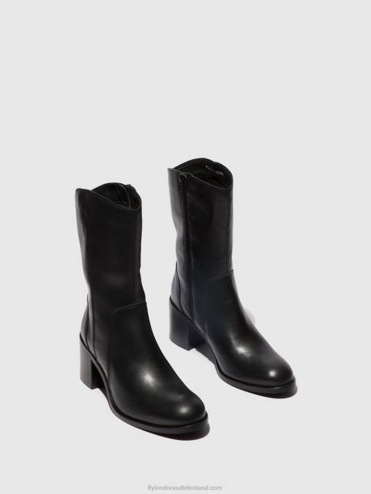 Zip Up Ankle Boots ASTA914 Women V00W73 BLACK Fly London