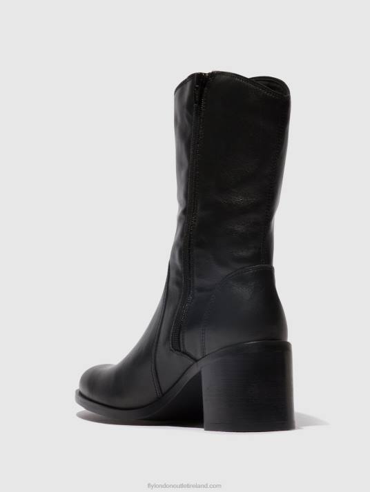 Zip Up Ankle Boots ASTA914 Women V00W73 BLACK Fly London