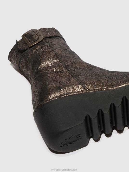 Zip Up Ankle Boots BEPP396 Women V00W68 GRAPHITE Fly London