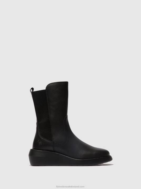 Zip Up Ankle Boots BRIN516 Women V00W63 BLACK Fly London