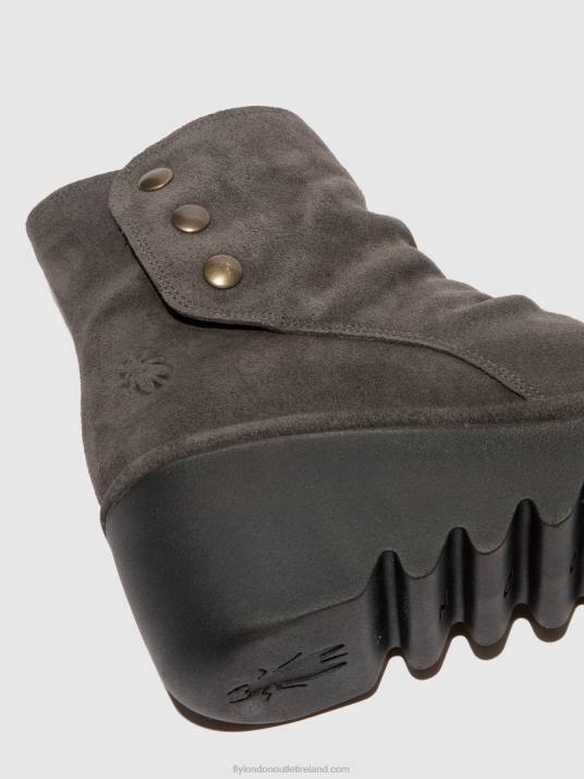 Zip Up Ankle Boots BROM344 Women V00W183 OILSUEDE DIESEL Fly London