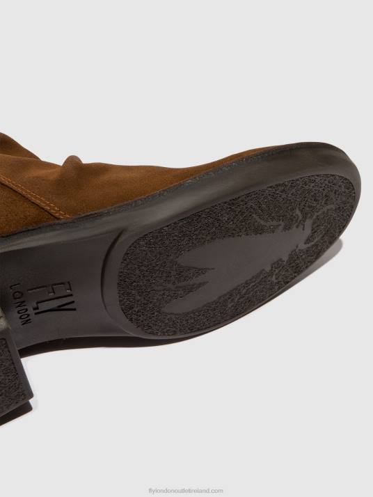 Zip Up Ankle Boots MERK093 Women V00W55 CAMEL Fly London