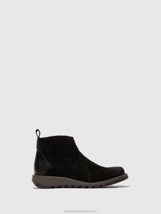 Zip Up Ankle Boots SELY918 Women V00W45 BLACK Fly London