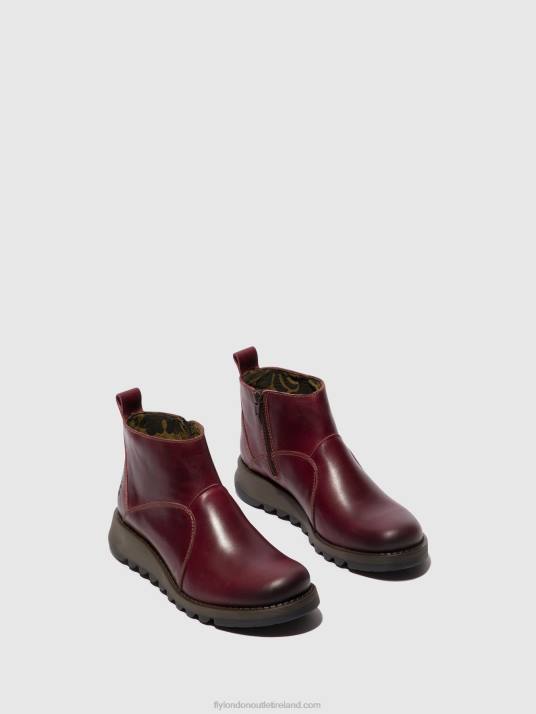 Zip Up Ankle Boots SELY918 Women V00W46 PURPLE Fly London