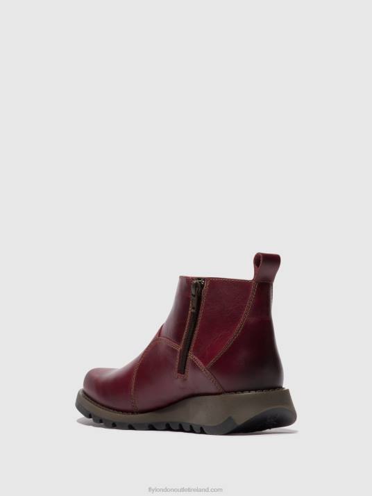 Zip Up Ankle Boots SELY918 Women V00W46 PURPLE Fly London