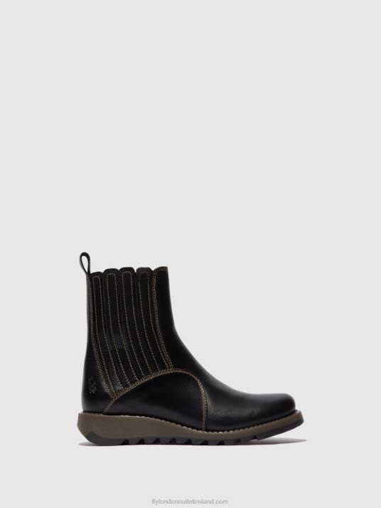 Zip Up Ankle Boots SUZY899 Women V00W38 BLACK Fly London