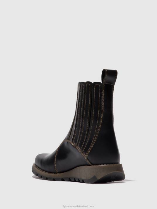 Zip Up Ankle Boots SUZY899 Women V00W38 BLACK Fly London