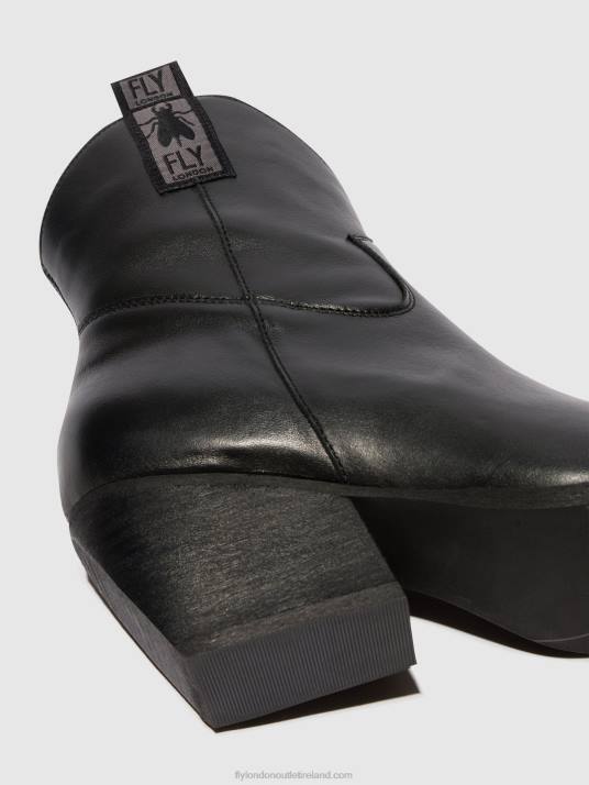 Zip Up Ankle Boots TABB905 Women V00W31 BLACK Fly London