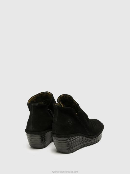 Zip Up Ankle Boots YIP Women V00W279 BLACK Fly London