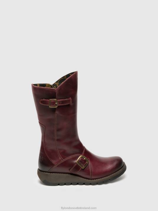 Buckle Boots MES 2 Women V00W349 PURPLE Fly London