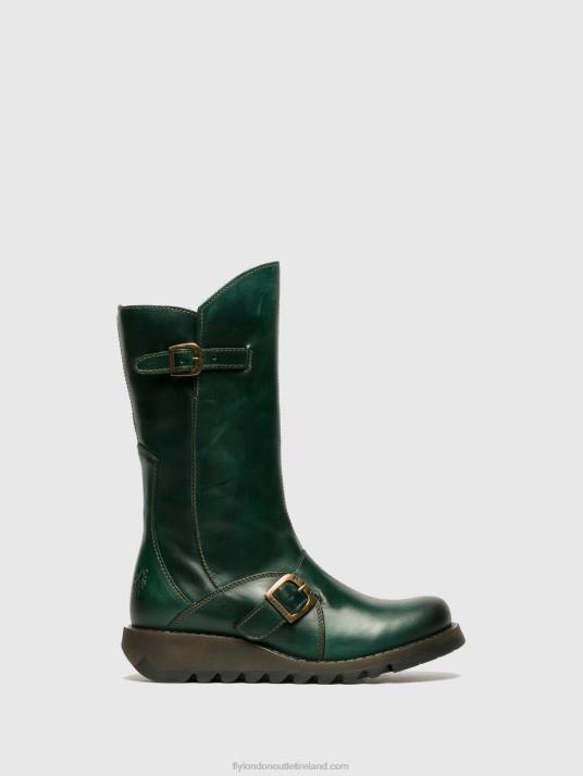 Buckle Boots MES 2 Women V00W350 PETROL Fly London
