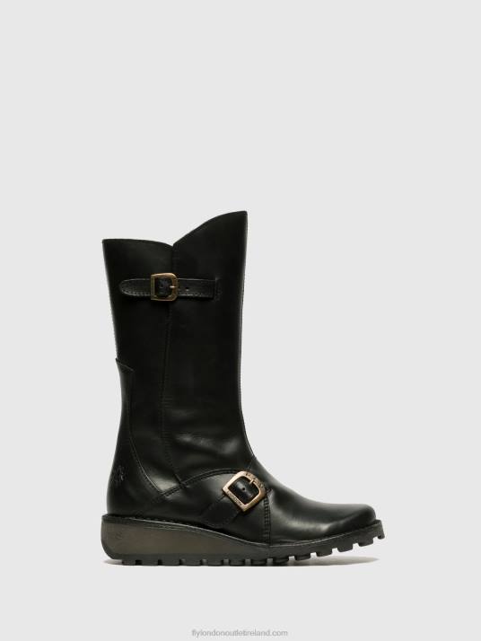 Buckle Boots MES Women V00W344 BLACK Fly London