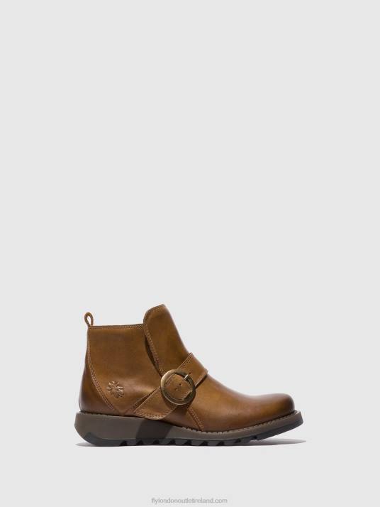 Buckle Boots SIAS812 Women V00W335 RUG CAMEL Fly London