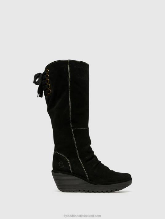 Knee-High Boots YUST Women V00W354 BLACK Fly London