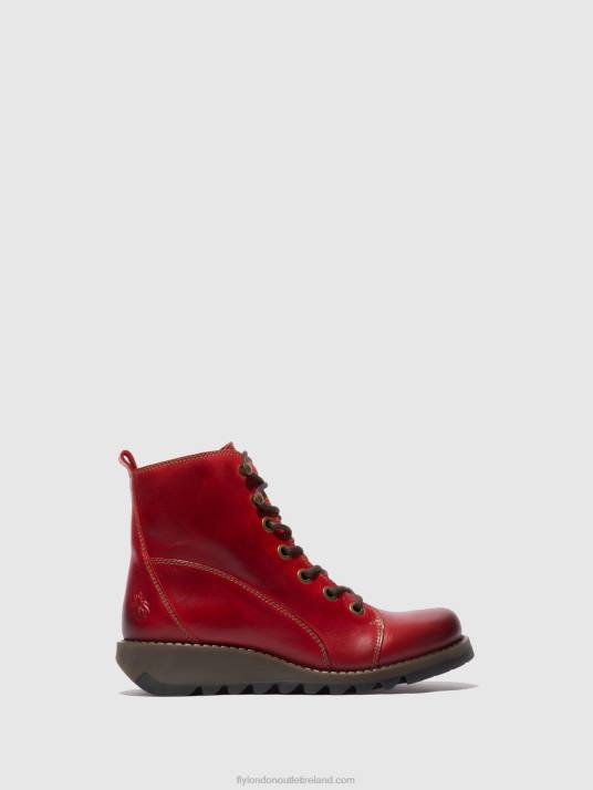 Lace-up Boots SORE813 Women V00W329 RUG RED Fly London