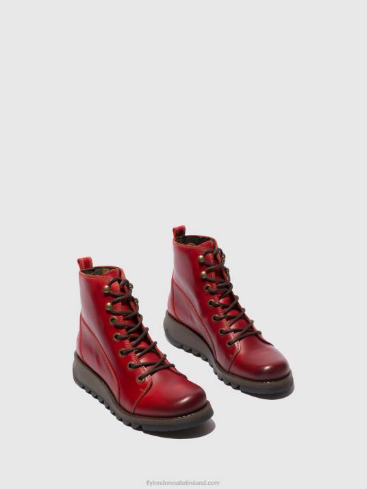 Lace-up Boots SORE813 Women V00W329 RUG RED Fly London