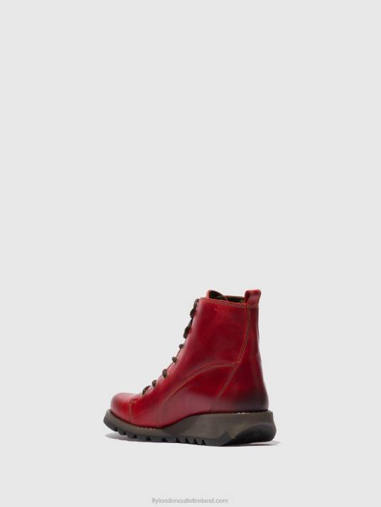 Lace-up Boots SORE813 Women V00W329 RUG RED Fly London