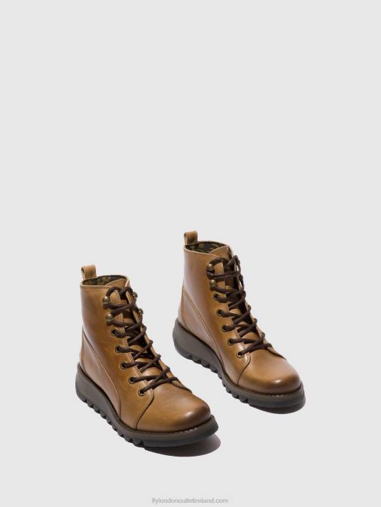 Lace-up Boots SORE813 Women V00W331 RUG CAMEL Fly London