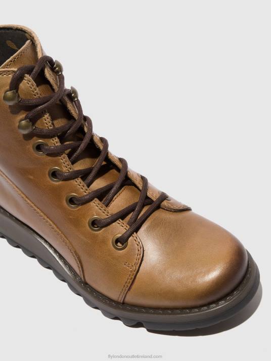 Lace-up Boots SORE813 Women V00W331 RUG CAMEL Fly London