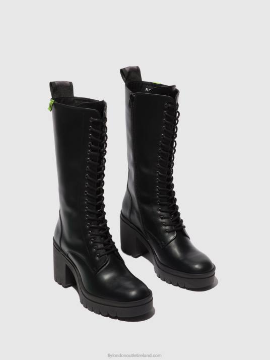 Lace-up Boots TALY884 Women V00W314 TUNDER BLACK (BLACK SOLE) Fly London
