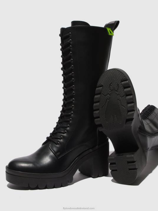 Lace-up Boots TALY884 Women V00W314 TUNDER BLACK (BLACK SOLE) Fly London