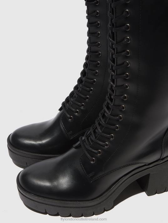 Lace-up Boots TALY884 Women V00W314 TUNDER BLACK (BLACK SOLE) Fly London