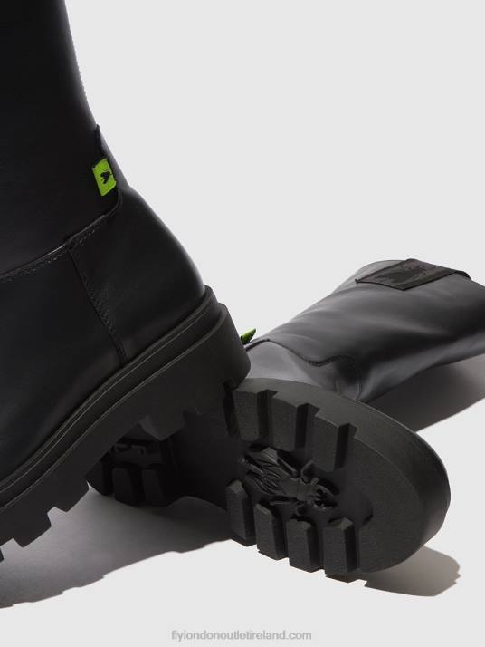 Zip Up Boots JALO882 Women V00W310 NAOMI BLACK Fly London