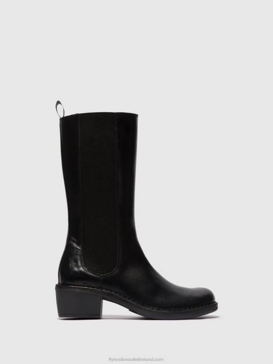 Zip Up Boots MADA081 Women V00W307 BLACK Fly London
