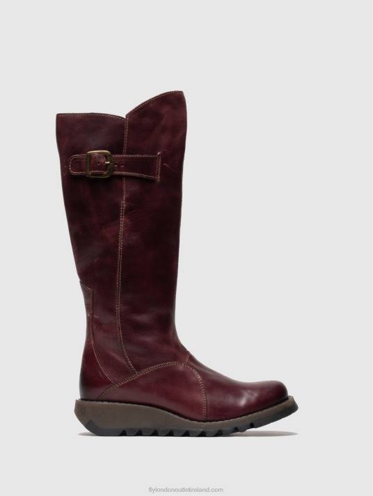 Zip Up Boots MOL 2 Women V00W340 RUG PURPLE Fly London