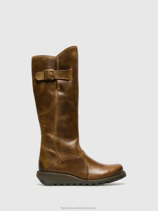 Zip Up Boots MOL 2 Women V00W352 CAMEL Fly London
