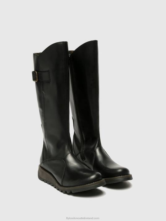 Zip Up Boots MOL 2 Women V00W353 BLACK Fly London