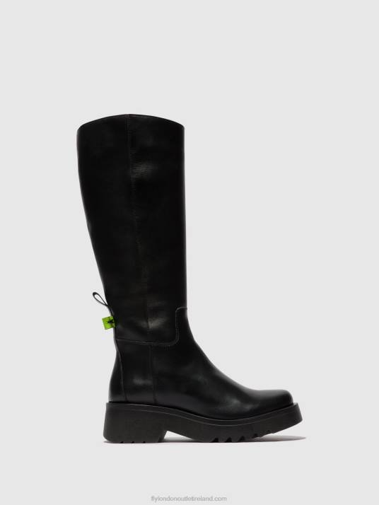 Zip Up Boots MYNT908 Women V00W302 BLACK Fly London